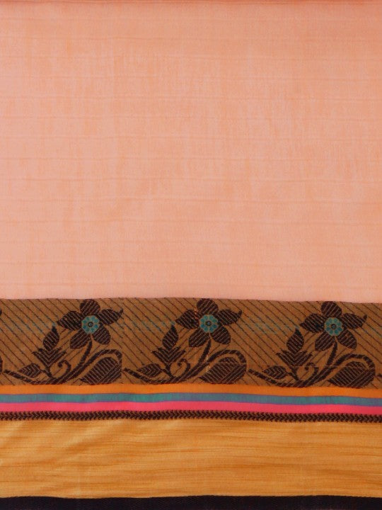 DESH BIDESH Woven Design Pure Cotton Taant Saree