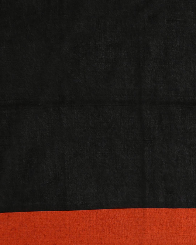 DESH BIDESH Colourblocked Pure Cotton Taant Saree