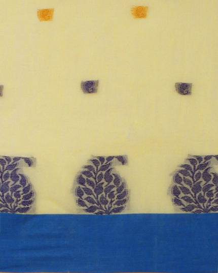 DESH BIDESH Woven Design Pure Cotton Taant Saree