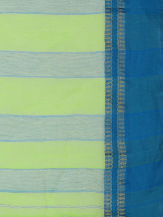 DESH BIDESH Woven Design Pure Cotton Taant Saree