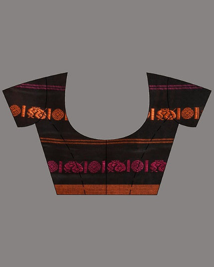 DESH BIDESH Woven Design Ethnic Motifs Pure Cotton Saree