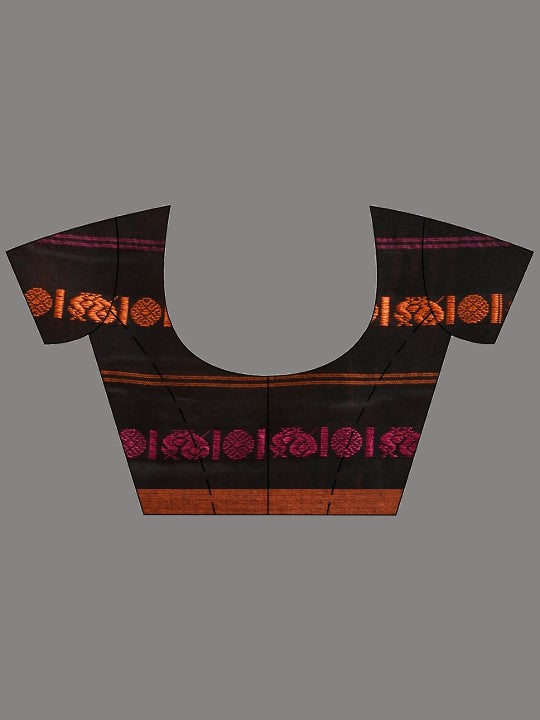 DESH BIDESH Woven Design Ethnic Motifs Pure Cotton Saree