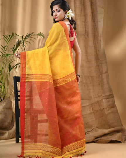 DESH BIDESH Embellished Sequinned Saree