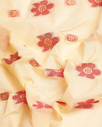 DESH BIDESH Ethnic Motifs Pure Cotton Taant Saree