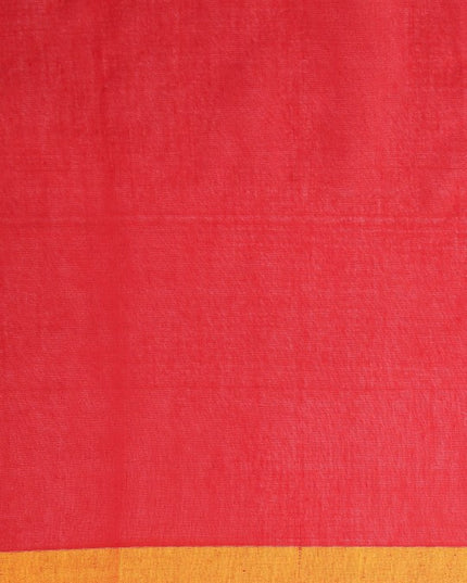 DESH BIDESH Solid Pure Cotton Taant Saree