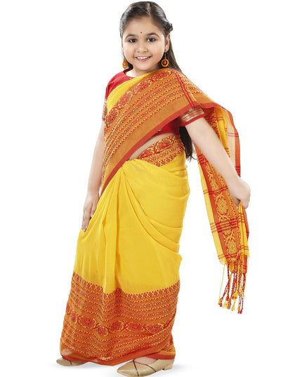 DESH BIDESH Woven Design Pure Cotton Khadi Sarees