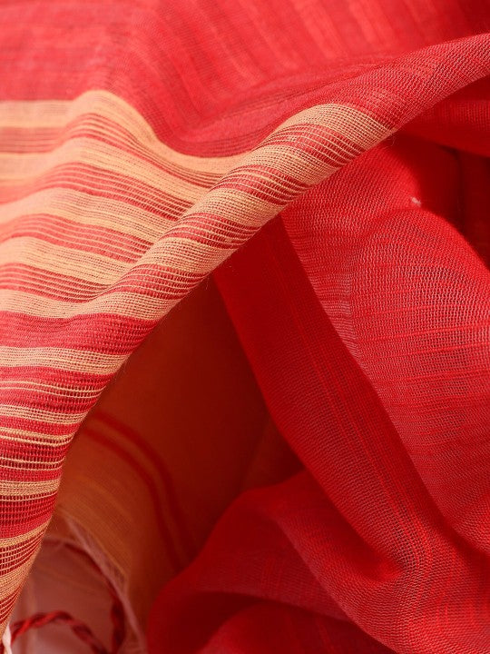 DESH BIDESH Pure Cotton Khadi Saree