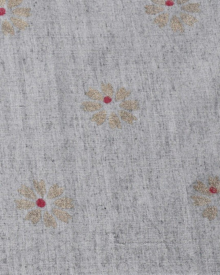 DESH BIDESH Woven Design Pure Cotton Khadi Saree