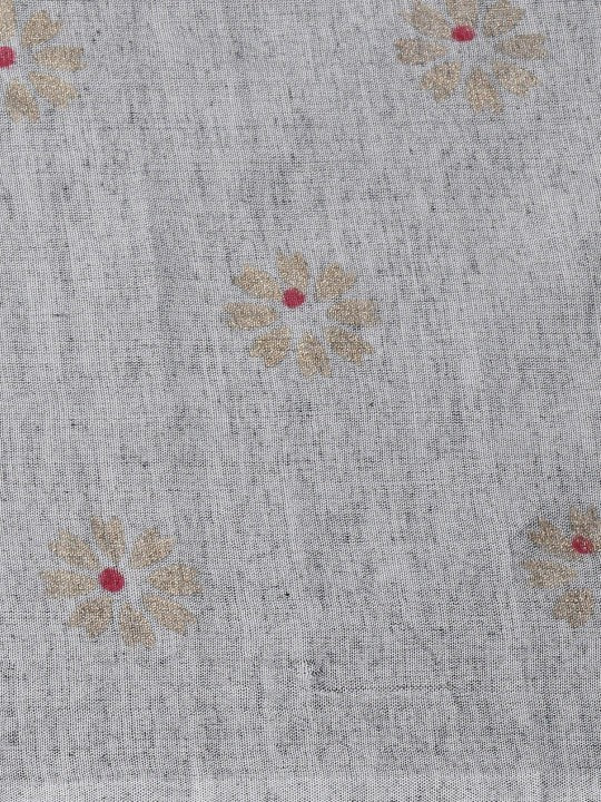 DESH BIDESH Woven Design Pure Cotton Khadi Saree