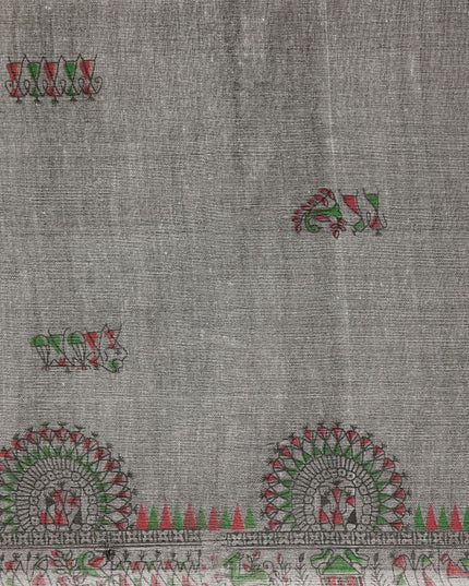 DESH BIDESH Warli Pure Cotton Taant Saree