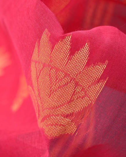 DESH BIDESH Ethnic Motifs Woven Design Pure Cotton Taant Saree