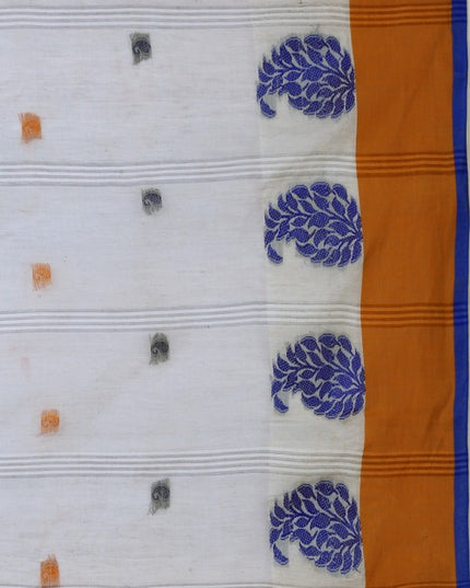 DESH BIDESH Woven Design Pure Cotton Taant Saree