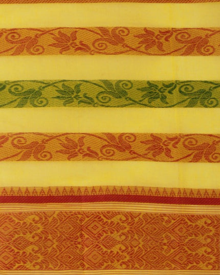 DESH BIDESH Woven Design Pure Cotton Taant Saree