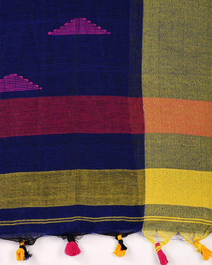 Desh Bidesh Pure Cotton Woven Design Handloom Taant Saree