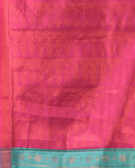 DESH BIDESH Woven Design Zari Tissue Kanjeevaram Saree