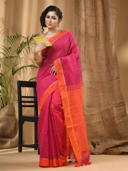 DESH BIDESH Woven Design Taant Saree
