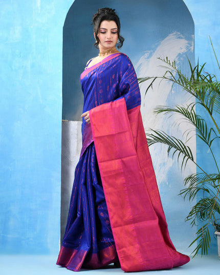 DESH BIDESH Woven Design Zari Kanjeevaram Saree