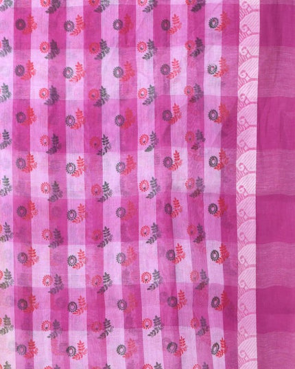 DESH BIDESH Floral Printed Pure Cotton Saree for Women