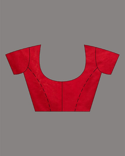 Exquisite Red Woven Design Taant Saree for Women - Traditional Indian Wear