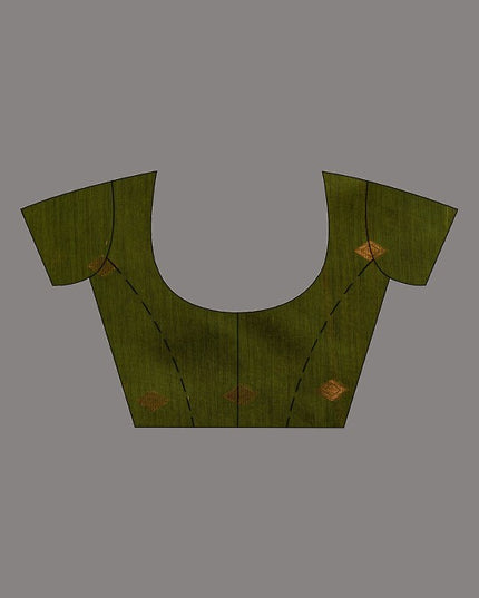 DESH BIDESH Ethnic Motifs Woven Design Chanderi Saree