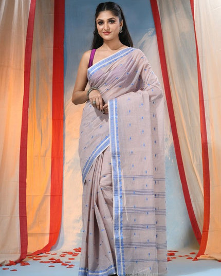 DESH BIDESH Pure Cotton Woven Design Saree for Women