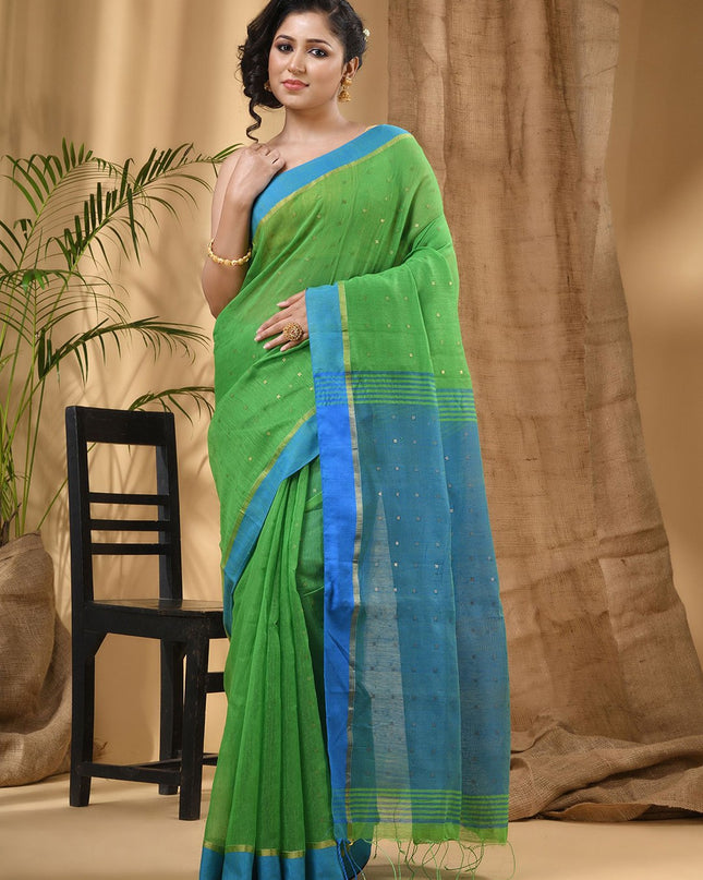 DESH BIDESH Woven Design Taant Saree