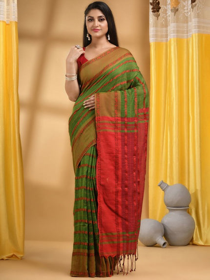 DESH BIDESH Ethnic Motifs Pure Cotton Saree