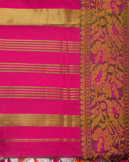 DESH BIDESH Woven Design Zari Kanjeevaram Saree