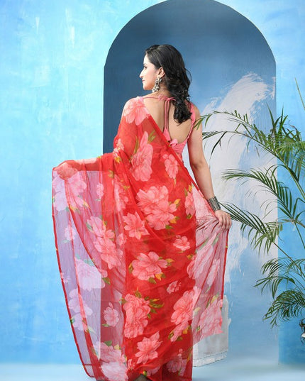 DESH BIDESH Floral Printed Saree