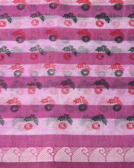 DESH BIDESH Floral Printed Pure Cotton Saree for Women