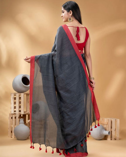 DESH BIDESH Pure Cotton Saree: Lightweight, Elegant, and Comfortable Daily Wear