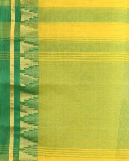 DESH BIDESH Bandhani Zari Pure Cotton Taant Saree