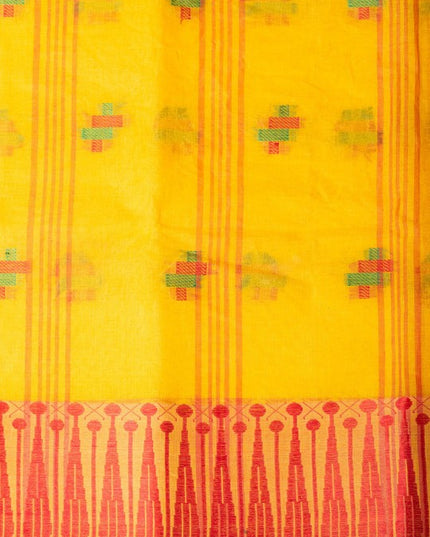 DESH BIDESH Woven Design Pure Cotton Taant Saree