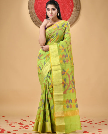 DESH BIDESH Exquisite Woven Design Saree for Women - Traditional & Elegant