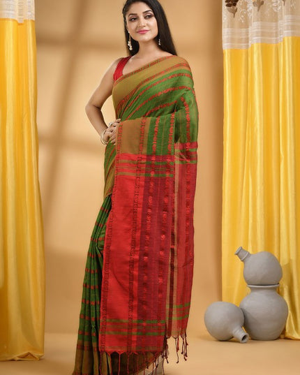 DESH BIDESH Ethnic Motifs Pure Cotton Saree
