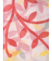 Muslin Resham Dhakai Jamdani Pure Cotton Handloom Saree (Red) - Durga Puja Collection
