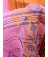 Cotton Saree Padmakshi Woven Designer Without Blouse Piece (Pink)