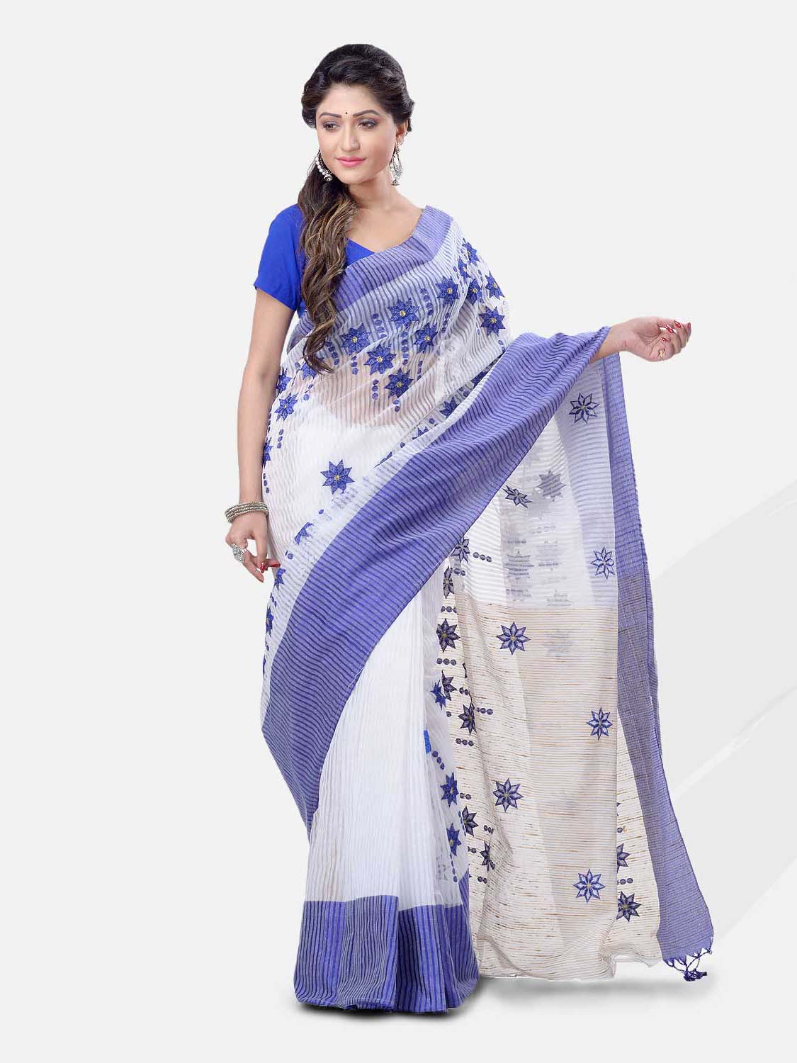 Buy Pure Khadi Cotton Saree Online at Unbeatable Price