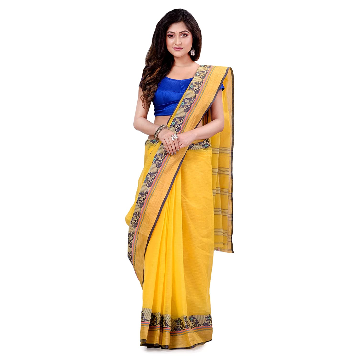 BEST DESIGN TANT SAREE #cotton saree #taant saree #cotton by cotton saree  #fulia saree #santipur saree #white saree #old women saree